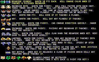 Megapede atari screenshot